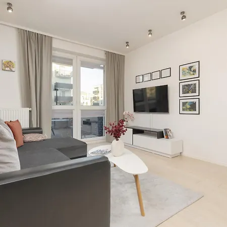 Subtle Colors In With Furnished Balcony By Renters Warszawa
