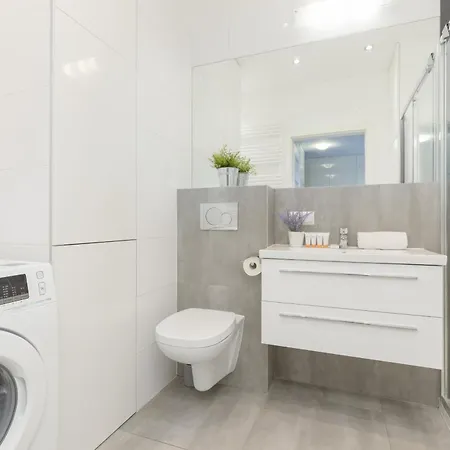 Subtle Colors In With Furnished Balcony By Renters Apartament *
