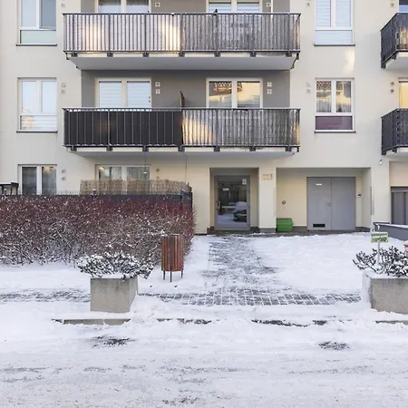 Subtle Colors In With Furnished Balcony By Renters * Warsaw